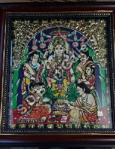 Lord Vishnu Tanjore Paintings