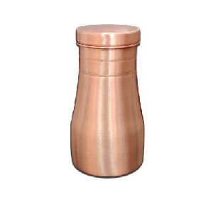 Plain Copper Sugar Pot