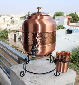 Plain Copper Water Dispenser