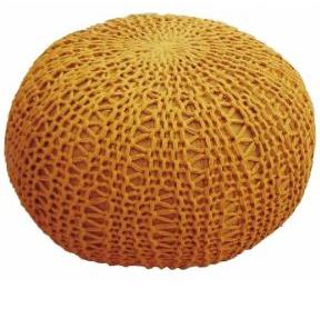 Knitted Pouf