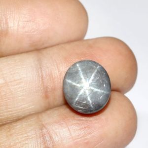 Star Sapphire Natural Star Light Blue Gemstone