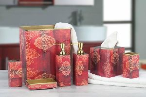 Brass Printed Bathroom Sets