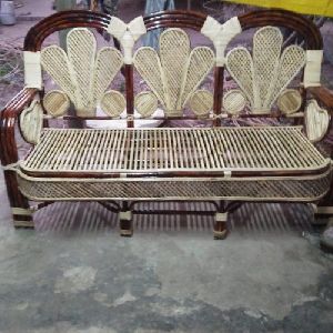 Antique Bamboo Cane Sofa Set