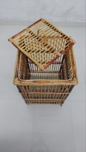 Cane Laundry Basket