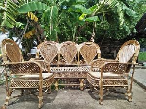 Designer Bamboo Cane Sofa Set