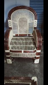 High Back Cane Arm Chair