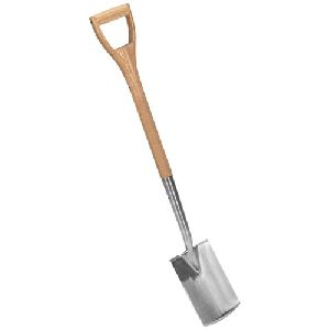 Stainless Steel Border Spade with Wooden Handle
