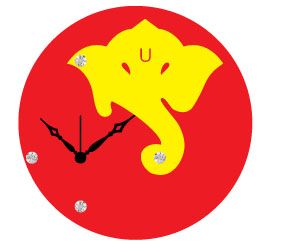 SHRI GANESHA CLOCK