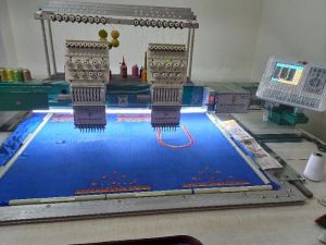 double head embroidery machine