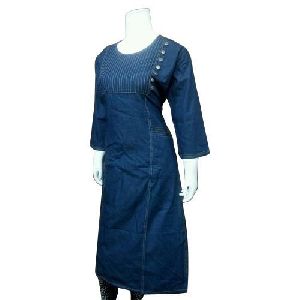 Ladies Denim Kurti