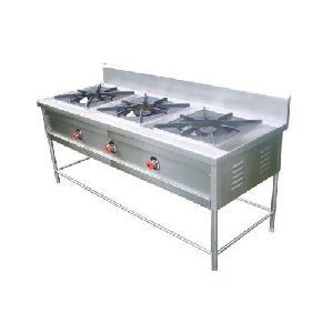 three burner gas range