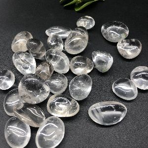White Crystal Tumbled Stone