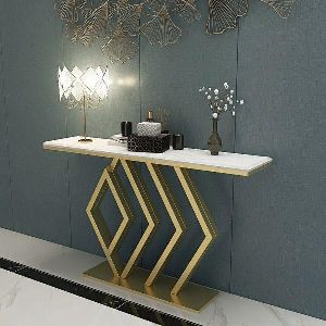 SS MARBLE CONSOLE TABLE
