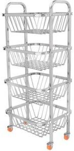 Stainless Steel Vegetable Trolley