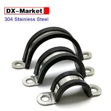 saddle clamp with rubber