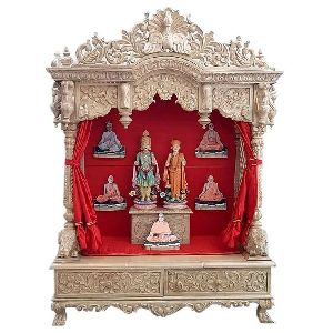 Hand Made Wooden Pooja Mandir, Temple For Home
