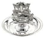 Silver Dhoop Stand