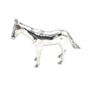 Silver Horse Statue