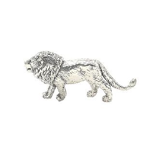 Silver Lion Statue