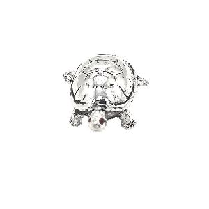 Silver Tortoise Statue