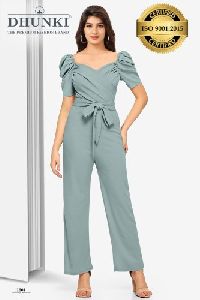 Georgette Thigh Length Ladies Short Jumpsuit at Rs 315/piece in Surat