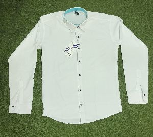 Plain Lycra Full Sleeve Shirts