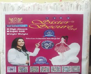 Sister Secure Sanitary Napkin 280 MM 60 NOS