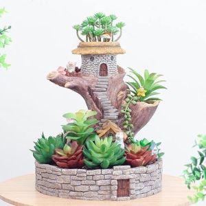 Resin Tree Shape Garden Pot