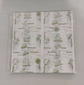 Printed Butter Paper Sheet