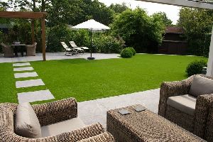 synthetic grass lawn