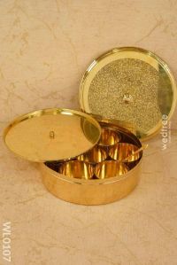 Brass Masala Box