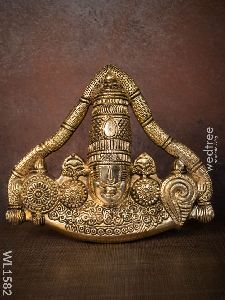 Brass Tirupathi Balaji Wall Hanging