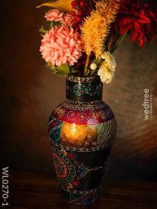 Hand painted vase