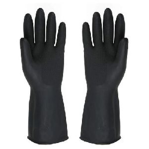 Heavy Reusable Rubber Hand Gloves