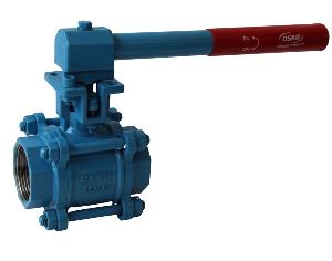 3 Piece IC Screwed End Ball Valves With ISO Pad