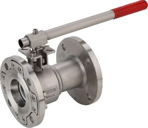 1 Piece IC Flanged End Ball Valves With ISO Mounting Pad