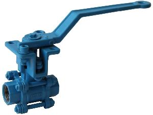 3 Piece IC Screwed End Ball Valves With ISO Pad