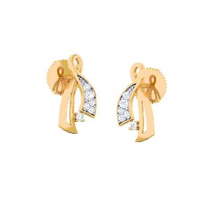D-ER-101 Gold and Diamond Earring