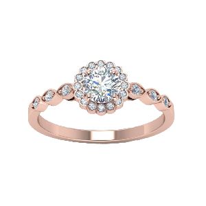 DR-336 Gold and Diamond Ring