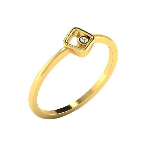 DR-472 Gold and Diamond Ring