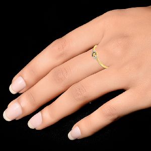 DR-488 Gold and Diamond Ring