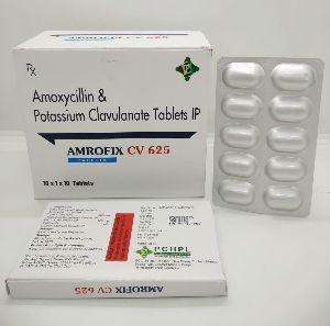 amoxicillin potassium clavulanate tablets CV 625