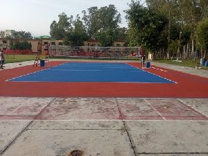 Synthetic Acrylic Volleyball Court Floorings