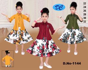 Girls Designer Skirt Top Set