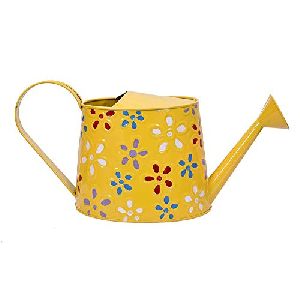 Yellow Metal Watering Can