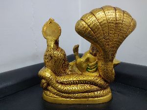 Brass Vishnu Laxmi Statue