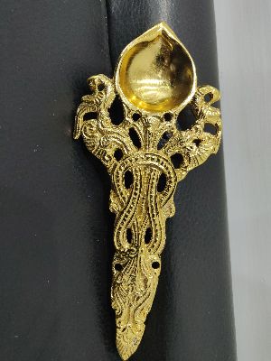 0.32 Inch Fancy Brass Diya