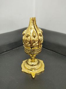 4.5 Inch Brass Lotus Diya