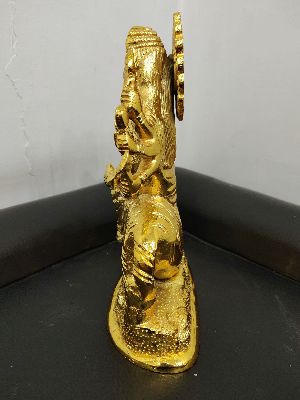8.5 Inch Brass Sherawali Mata Statue