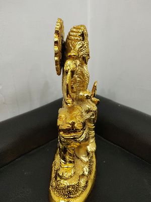 8.5 Inch Brass Sherawali Mata Statue